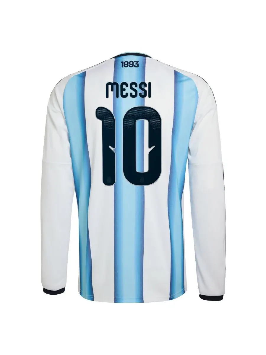Футболка с длинным рукавом Argentina National Team 2026 Home Replica adidas — изображение 3 из 3, белый