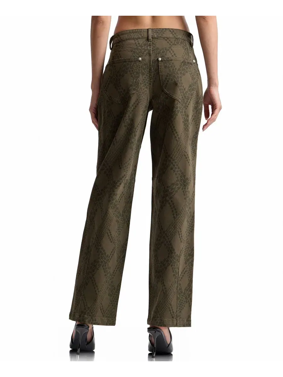 Джинсы камуфляжные скинни Avec Les Filles, Riverboat Garden Camo — изображение 5 из 5