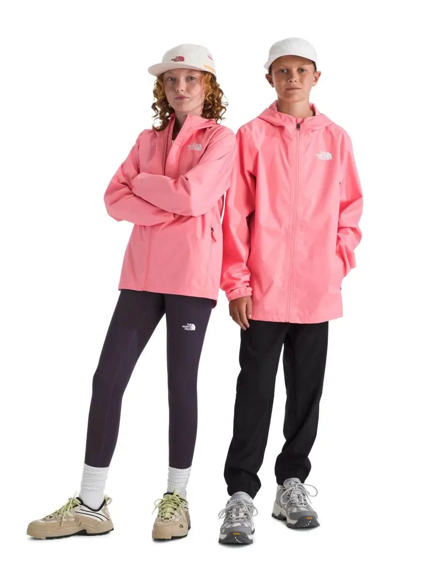 Дождевая куртка на молнии для мальчиков и девочек 7-16 лет The North Face, Coral Crush