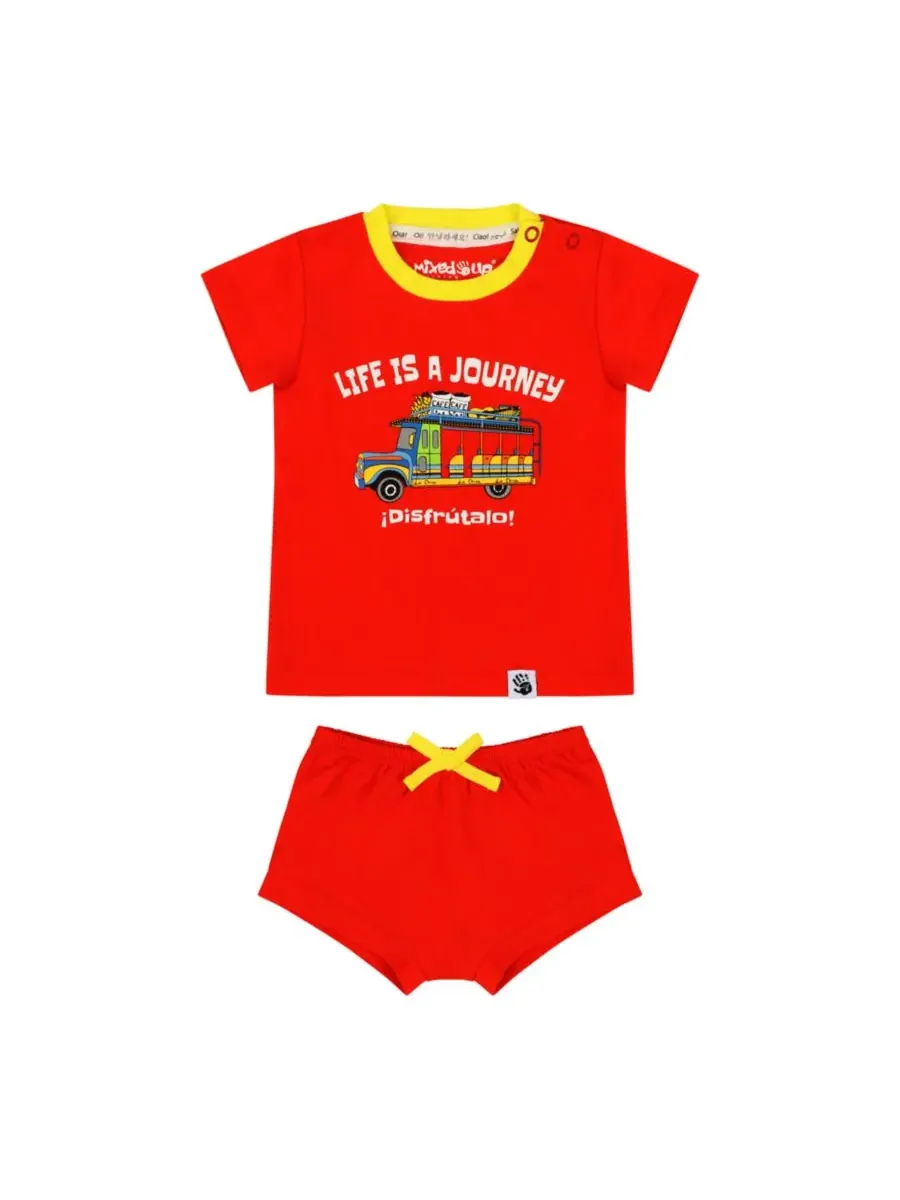 Комплект Baby Suave: футболка и шорты-блумер Mixed Up Clothing, Chiva