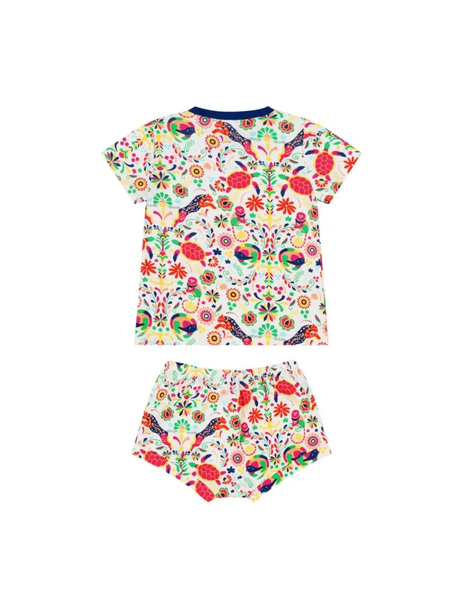 Комплект Baby Suave: футболка и шорты-блумер Mixed Up Clothing, Animal Arabesque — изображение 2 из 6