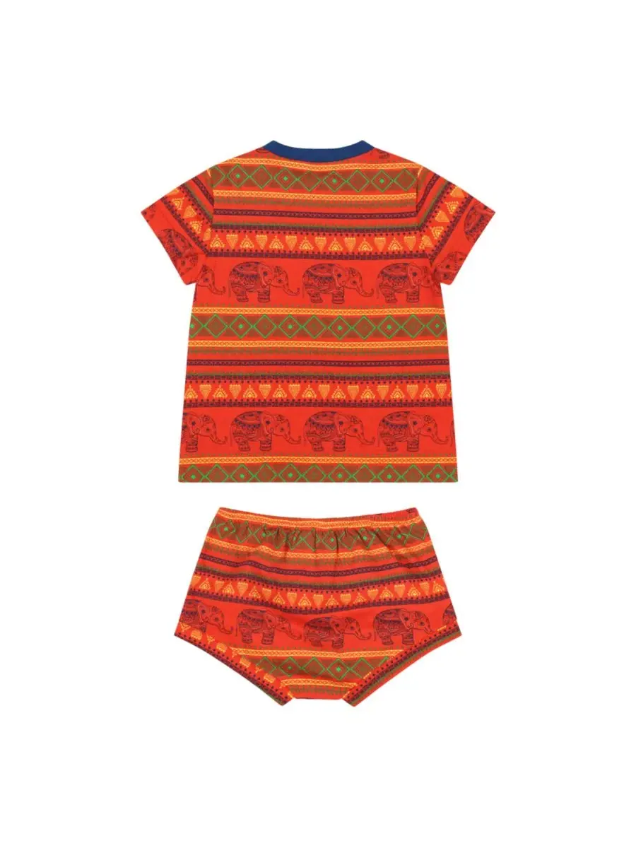 Комплект Baby Suave: футболка и шорты-блумер Mixed Up Clothing, Jacquard Stripe — изображение 2 из 6