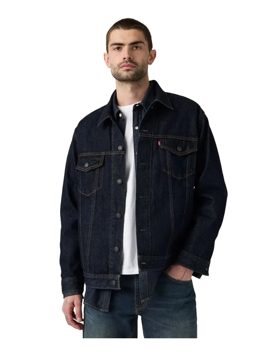 Куртка-тракер свободного кроя Levi's, Rinse It Out — изображение 2 из 4