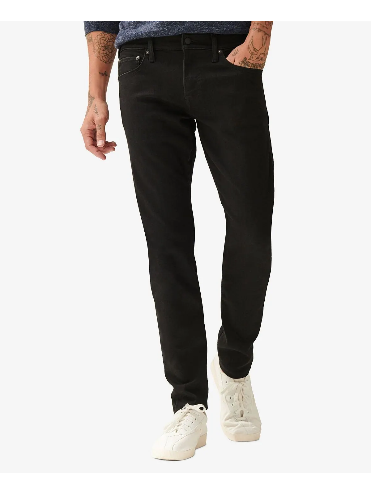Мужские джинсы узкого кроя 110 Lucky Brand — изображение 4 из 8, черный