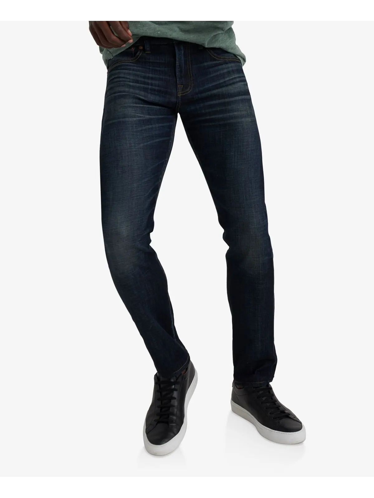 Мужские джинсы узкого кроя 110 Lucky Brand — изображение 5 из 8, черный