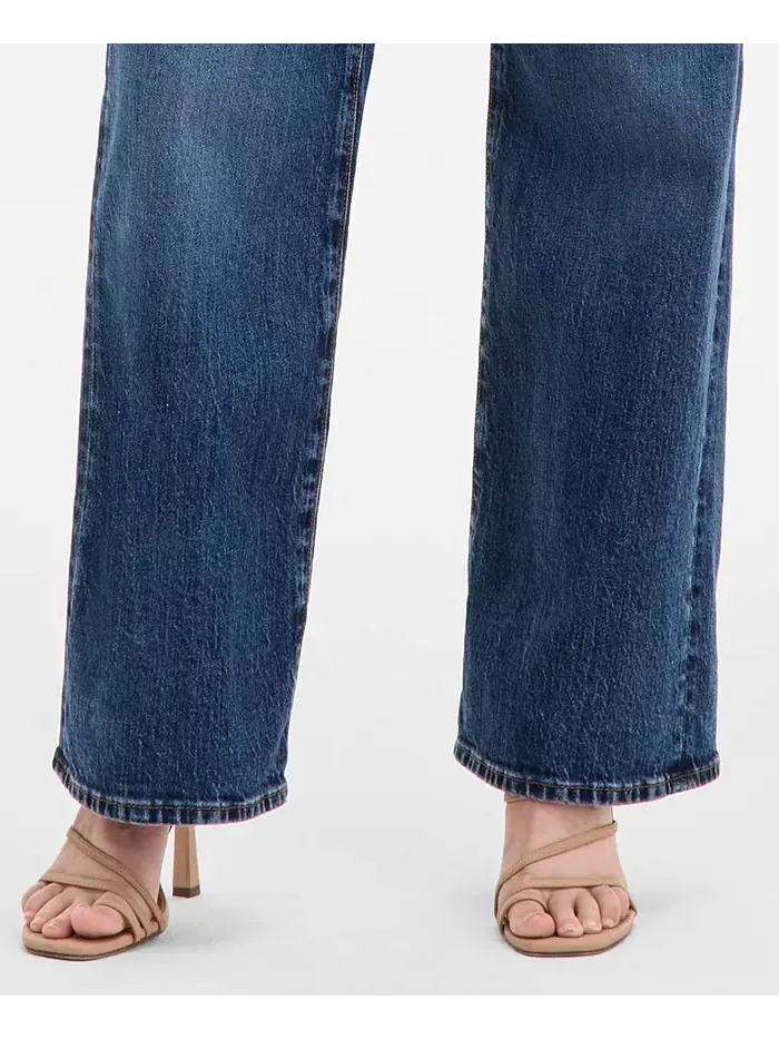 Женские джинсы с высокой талией и широкими штанинами GUESS — изображение 3 из 6