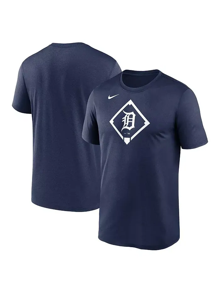 Мужская синяя футболка Detroit Tigers Icon Legend Performance Nike
