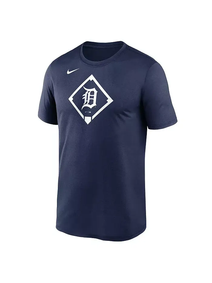 Мужская синяя футболка Detroit Tigers Icon Legend Performance Nike — изображение 2 из 3