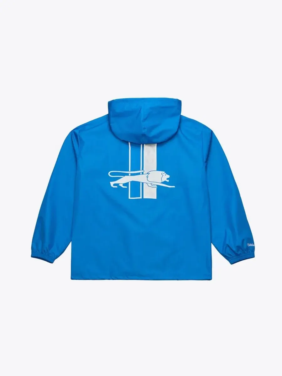 Ветровка-анорак с капюшоном Mitchell & Ness — изображение 2 из 4, синий