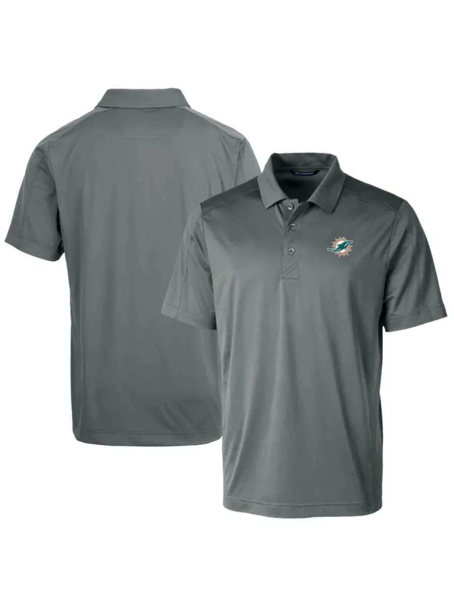 Поло из текстурированного трикотажа с вышивкой Miami Dolphins Cutter & Buck