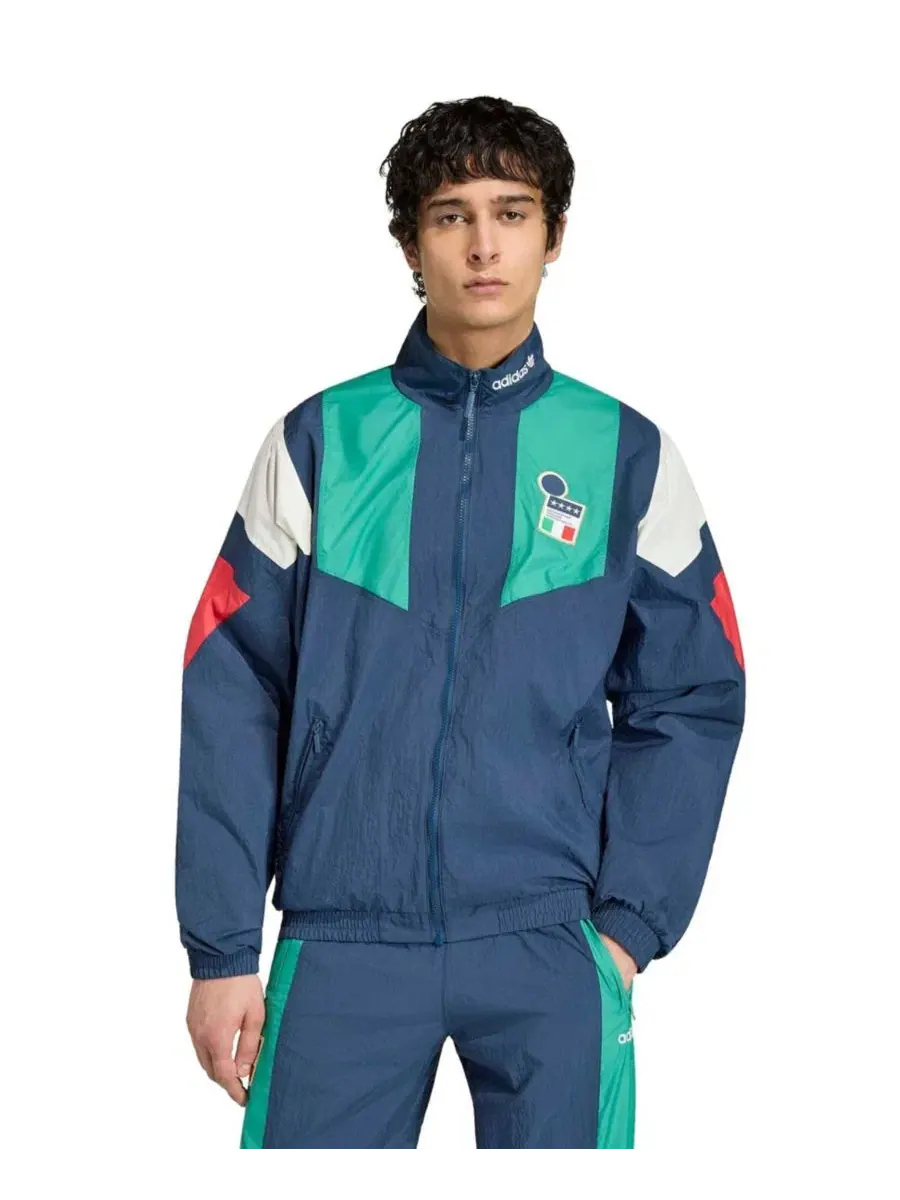 Толстовка с молнией Italy National Team EQT Full-Zip TrackSweatshirt adidas