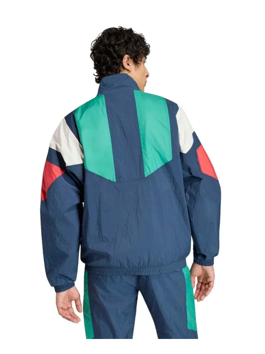 Толстовка с молнией Italy National Team EQT Full-Zip TrackSweatshirt adidas — изображение 5 из 5, синий