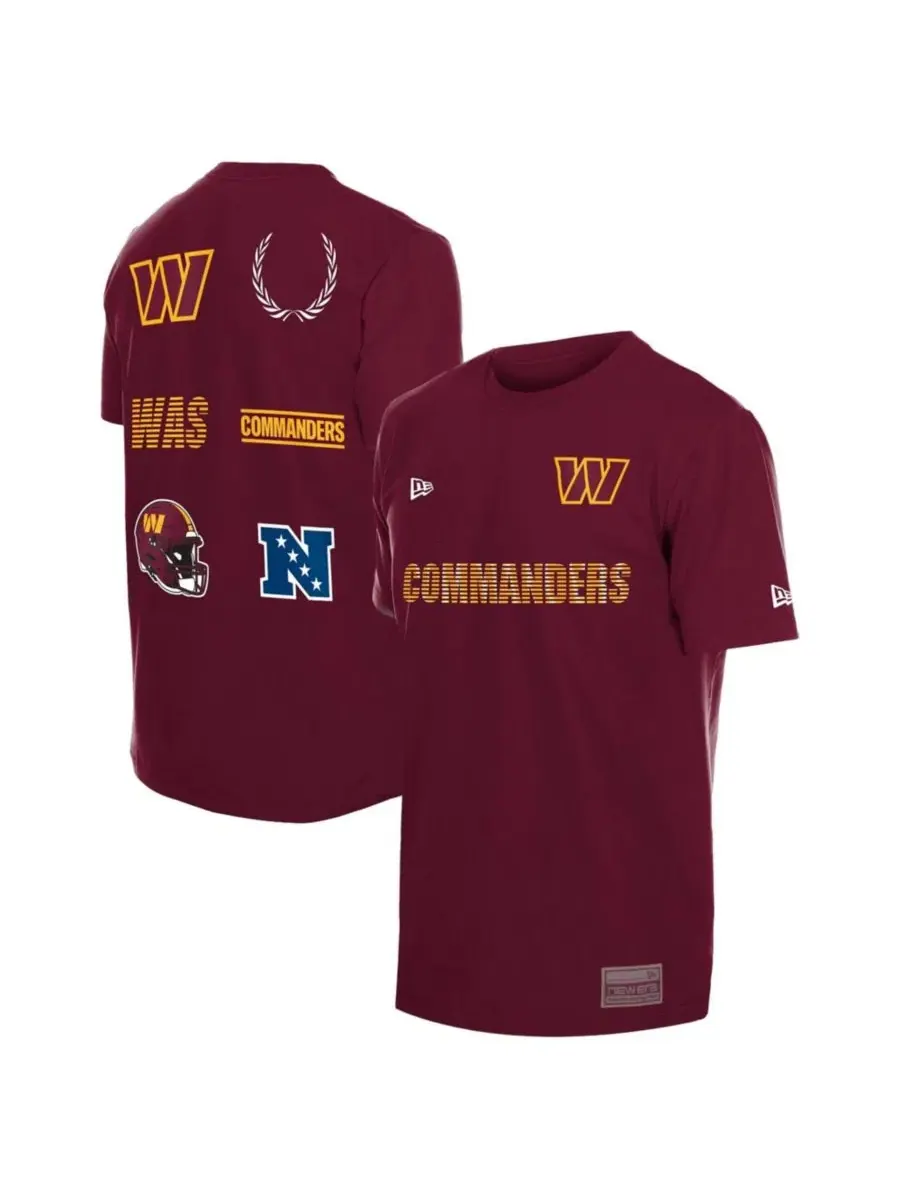 Футболка с длинным рукавом Washington Commanders Match New Era