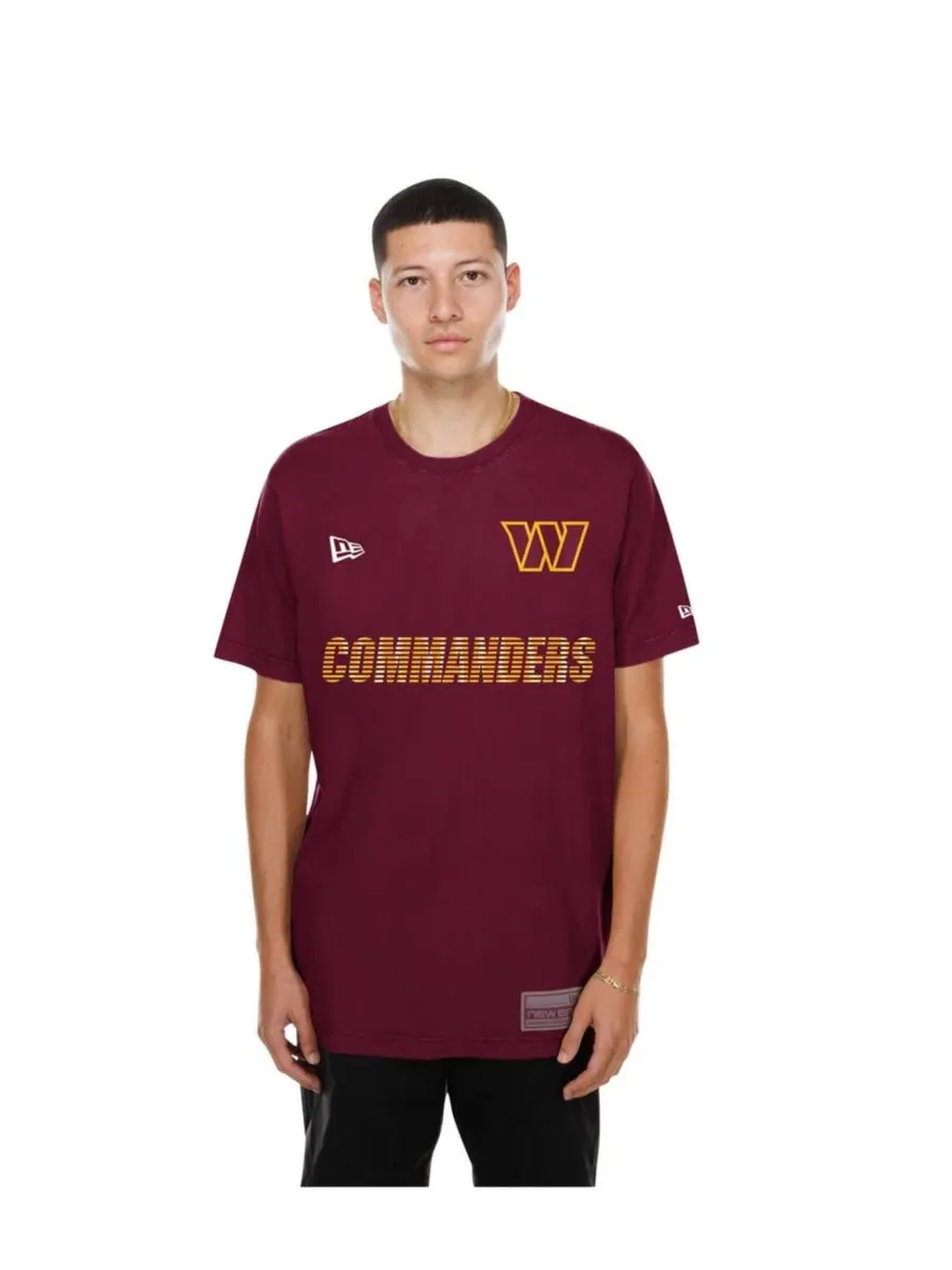 Футболка с длинным рукавом Washington Commanders Match New Era — изображение 2 из 5, бордовый