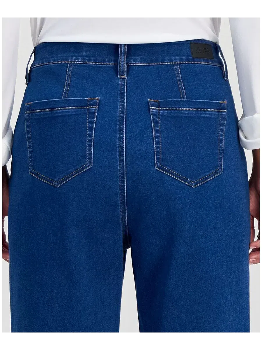 Джинсы с высокой посадкой Lexington Wide-Leg Patch Pocket, Phoenix Wash Jones New York — изображение 5 из 6