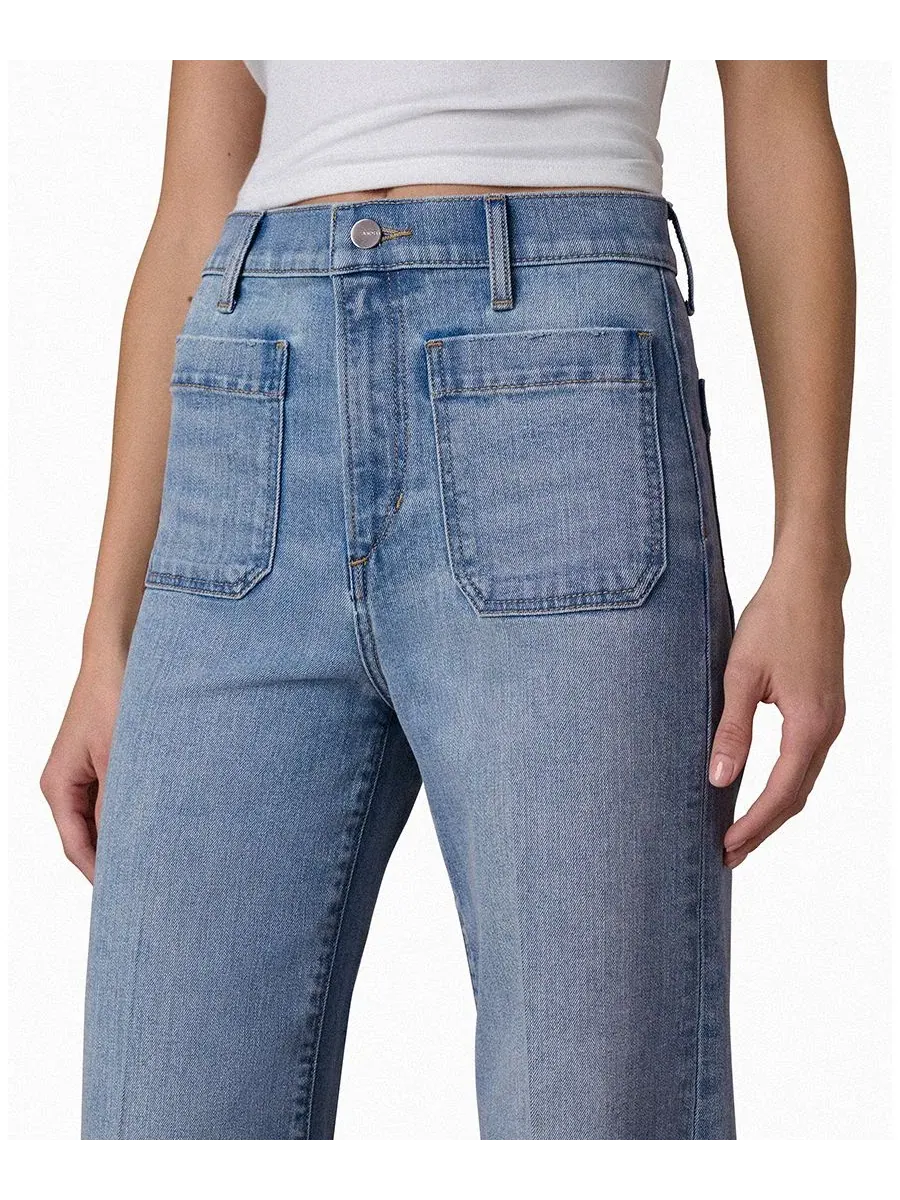 Джинсы женские с высокой посадкой и патч-карманами The Mia Patch Pocket High-Rise Wide Joe's Jeans — изображение 4 из 6