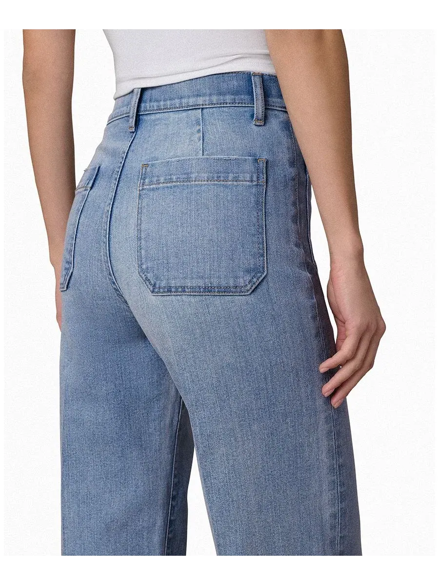 Джинсы женские с высокой посадкой и патч-карманами The Mia Patch Pocket High-Rise Wide Joe's Jeans — изображение 5 из 6