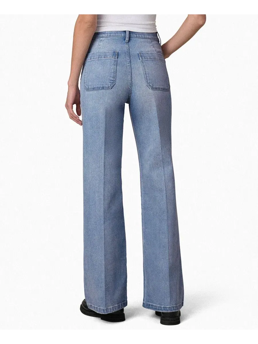Джинсы женские с высокой посадкой и патч-карманами The Mia Patch Pocket High-Rise Wide Joe's Jeans — изображение 6 из 6