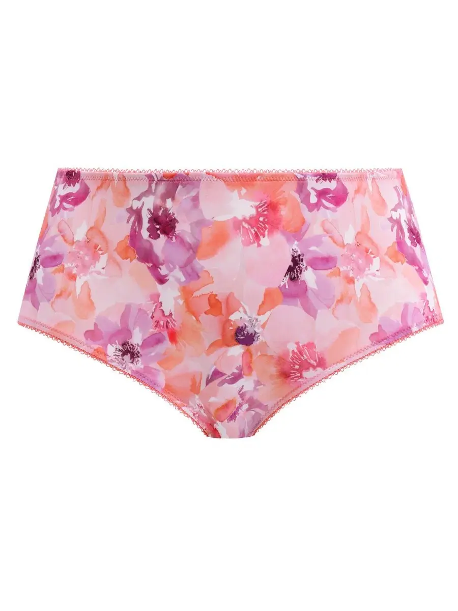 Трусы с высокой посадкой, полного покрытия, модель Kayla Goddess, Coral Petal — изображение 3 из 3