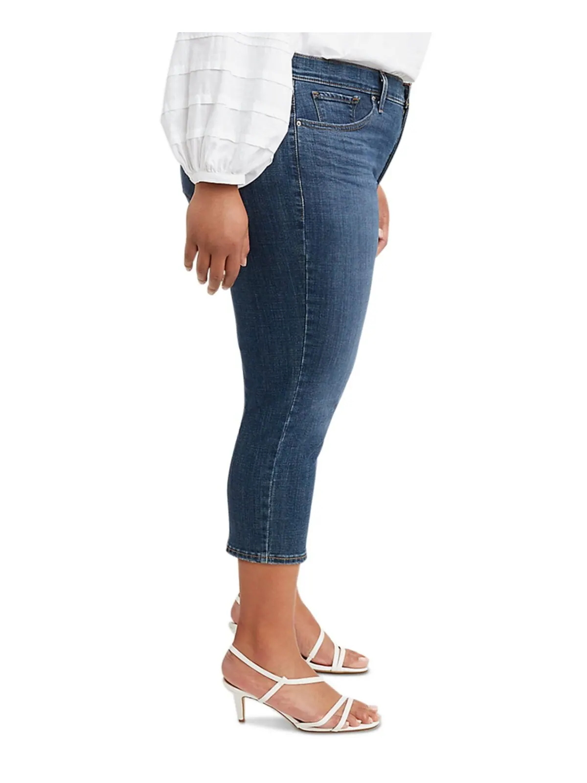 Модные джинсы-капри скинни большого размера 311 Levi's — изображение 3 из 5, мульти