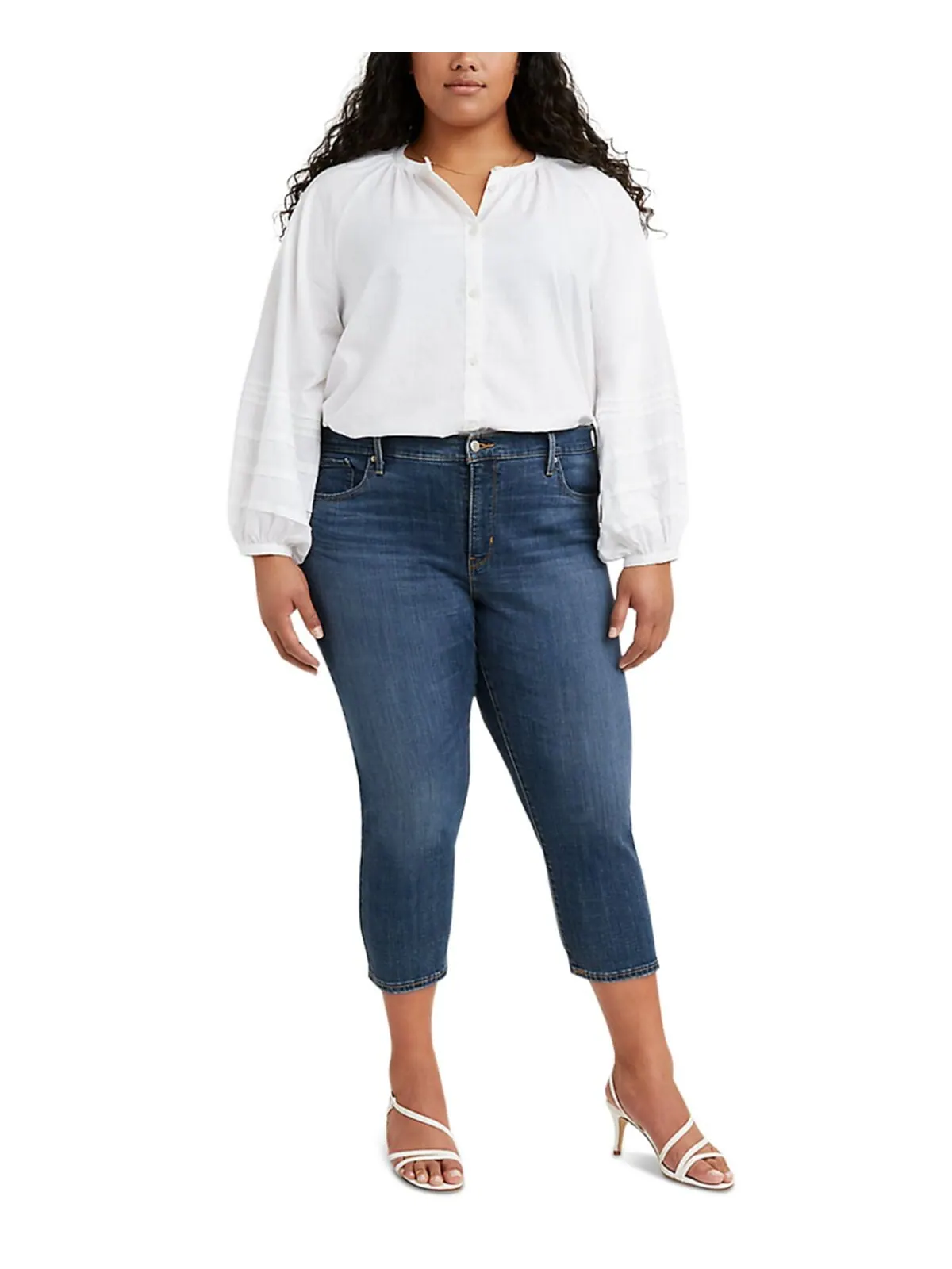 Модные джинсы-капри скинни большого размера 311 Levi's — изображение 5 из 5, мульти