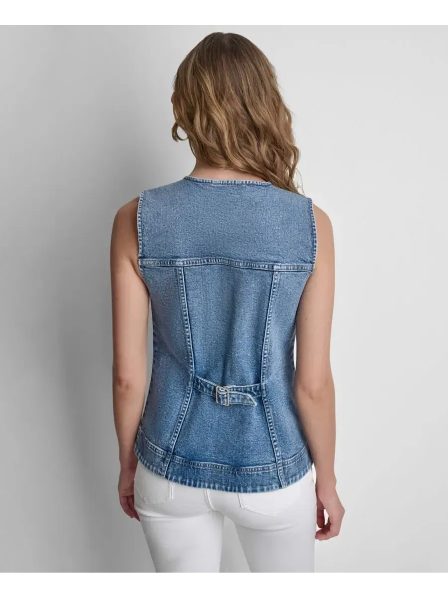 Женский жилет без рукавов на пуговицах спереди DKNY Jeans, Cedar Hill — изображение 5 из 9