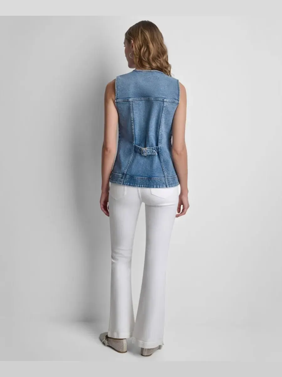 Женский жилет без рукавов на пуговицах спереди DKNY Jeans, Cedar Hill — изображение 7 из 9