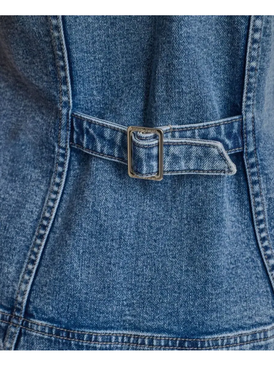 Женский жилет без рукавов на пуговицах спереди DKNY Jeans, Cedar Hill — изображение 8 из 9