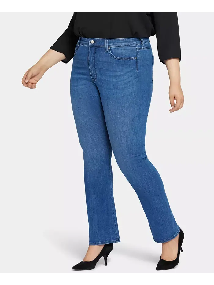 Джинсы-клеш Le Silhouette Slim Bootcut размера Plus NYDJ — изображение 4 из 4
