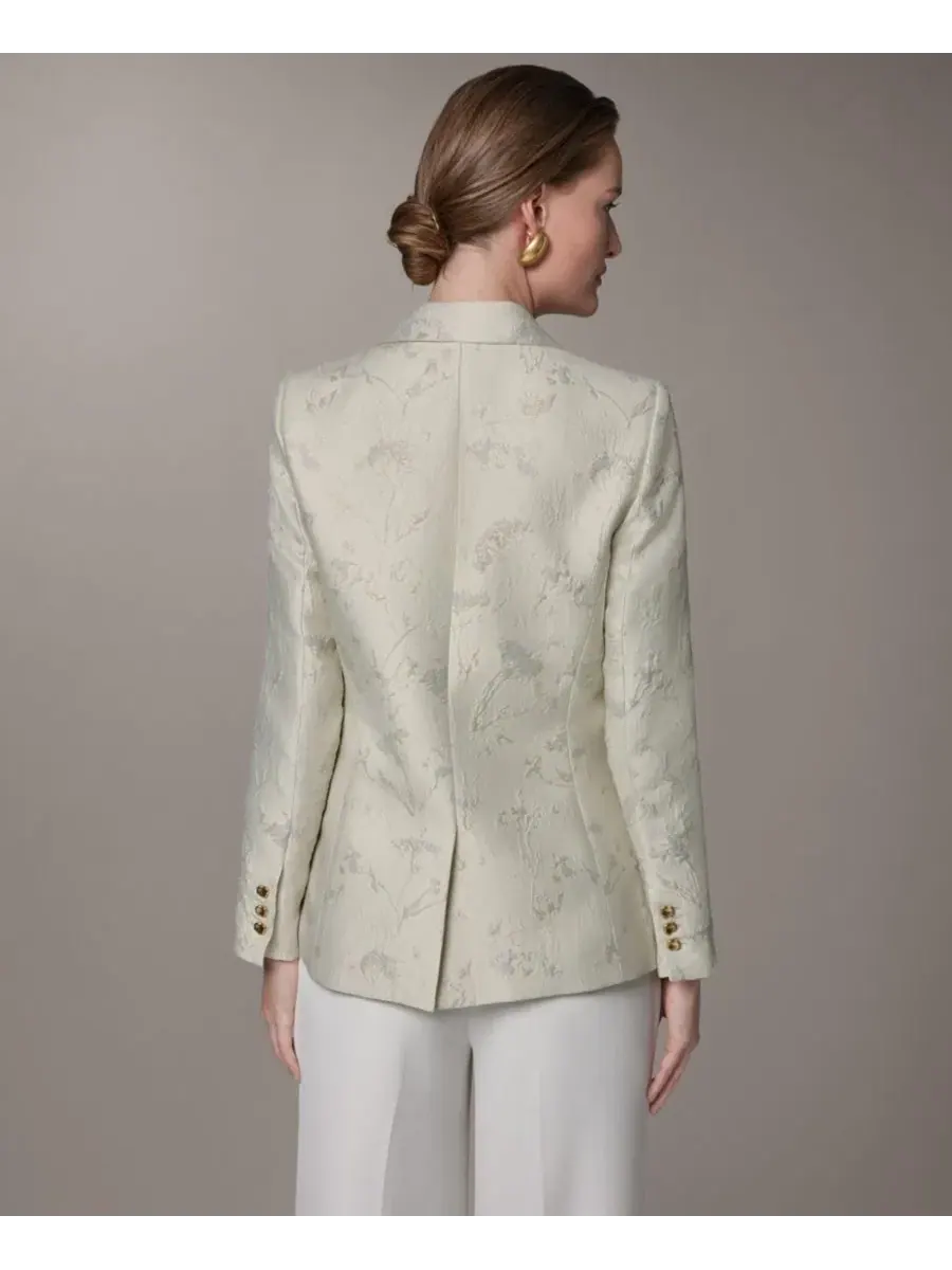 Жакет с острыми лацканами Donna Karan New York, Lt Butterc — изображение 2 из 8