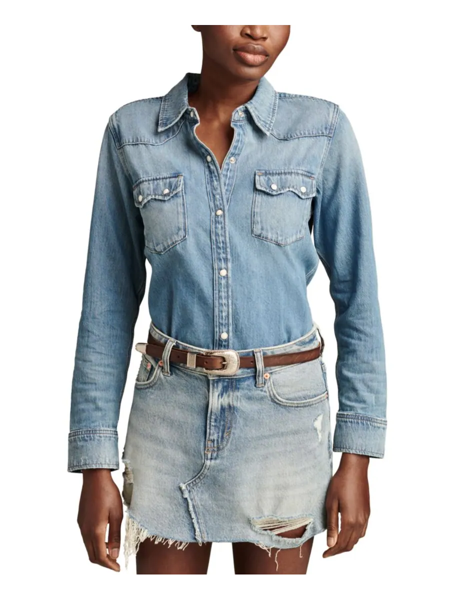 Женская джинсовая рубашка в стиле вестерн Lucky Brand, American Dream