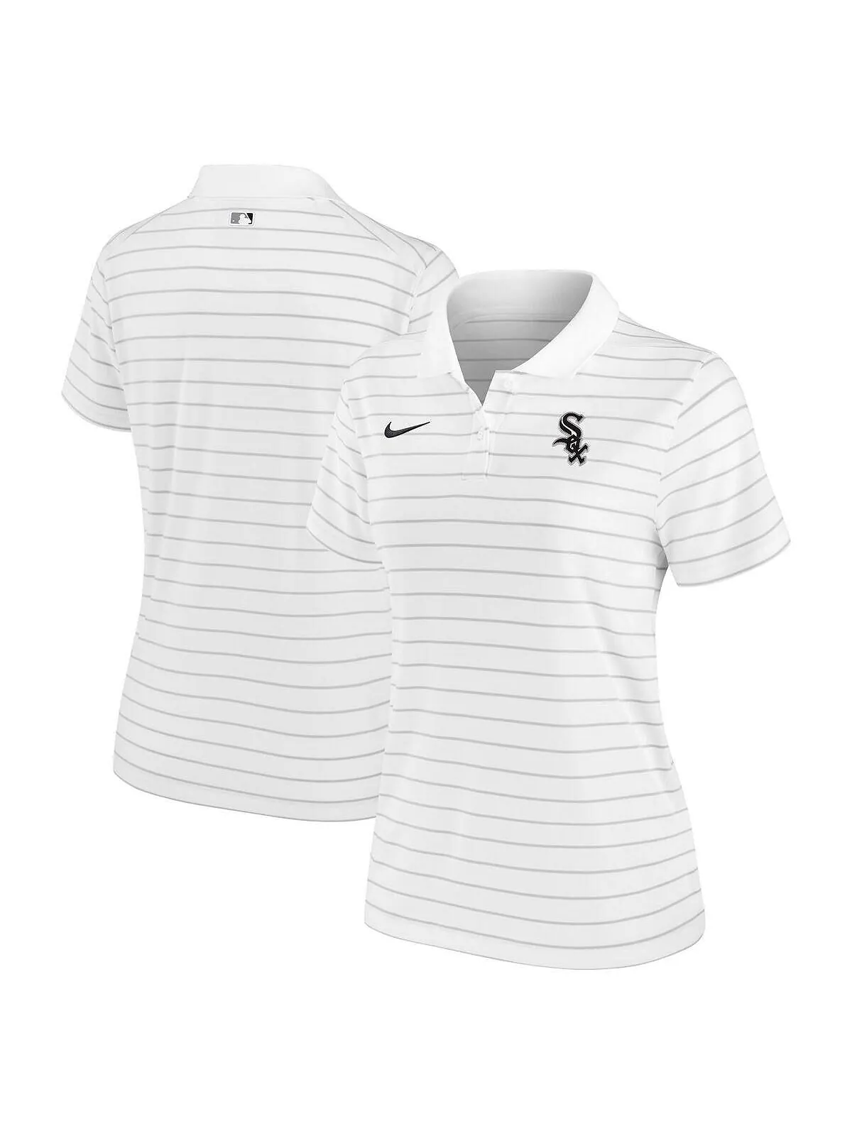 Белая женская рубашка-поло Chicago White Sox Authentic Collection Victory Performance Nike