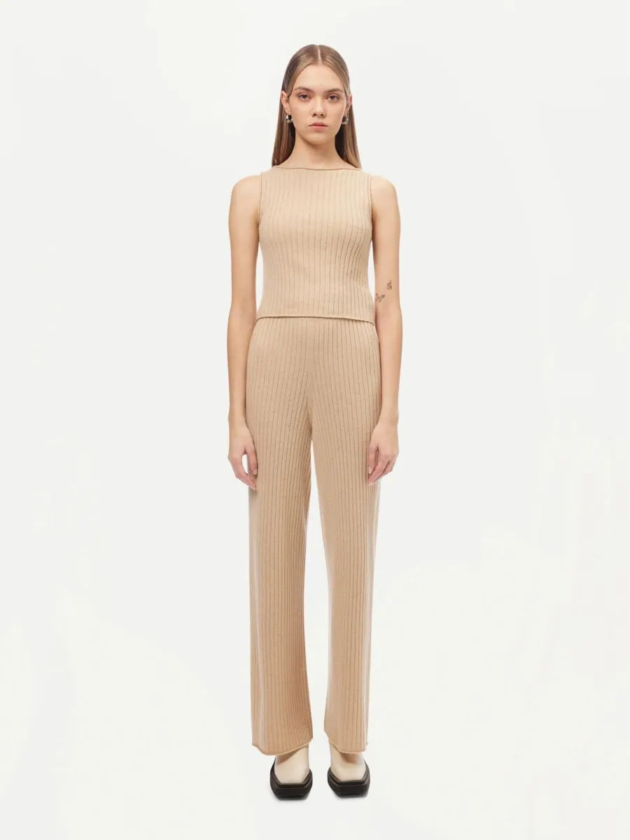 Женский кашемировый укороченный топ Gobi Cashmere, Neutral-navajo — изображение 4 из 8