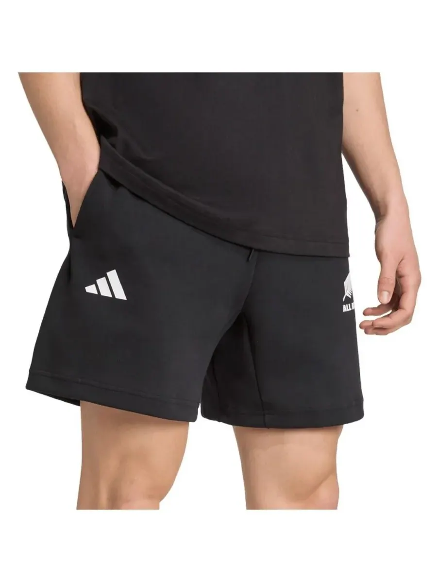Adidas Мужские черные шорты New Zealand Rugby Presentation Future Icon — изображение 2 из 3, черный