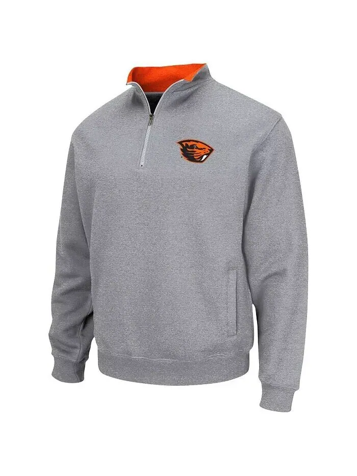 Мужская серая толстовка с логотипом Oregon State Beavers Tortugas Team на молнии Colosseum — изображение 3 из 3