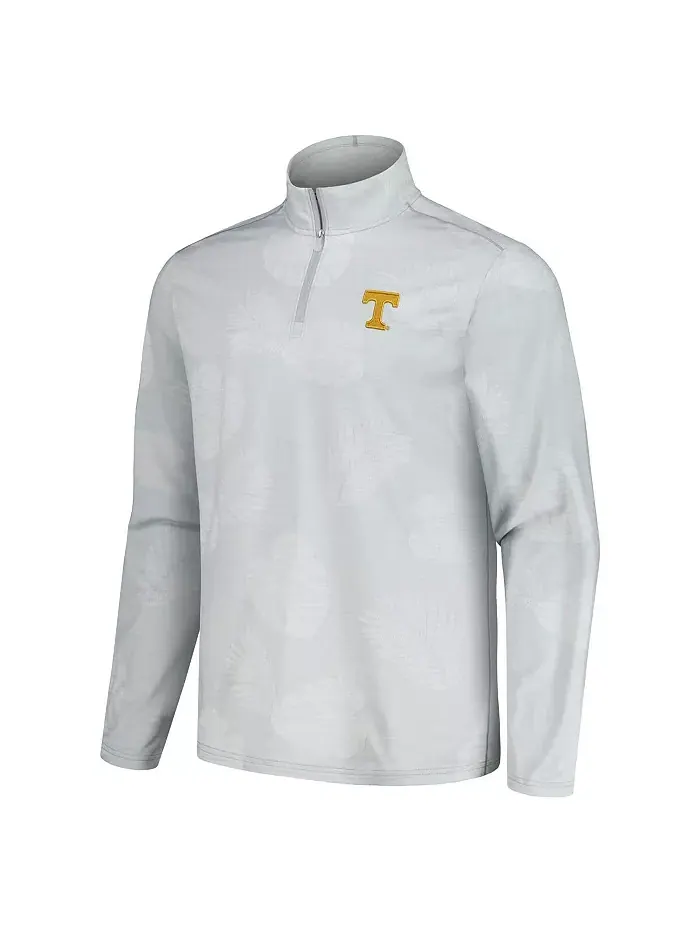 Мужская серая полукуртка Delray Frond IslandZone с логотипом Tennessee Volunteers Tommy Bahama — изображение 2 из 3