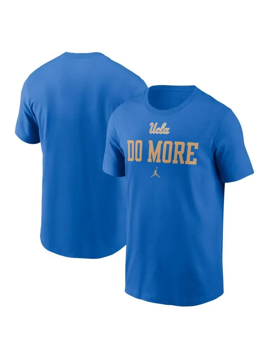 Jordan Мужская синяя футболка UCLA Bruins 2025 Sideline Mantra Performance