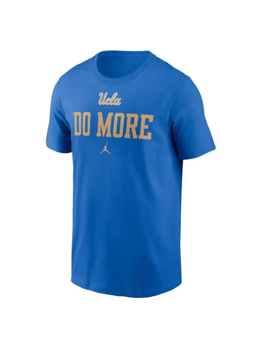 Jordan Мужская синяя футболка UCLA Bruins 2025 Sideline Mantra Performance — изображение 2 из 3, синий
