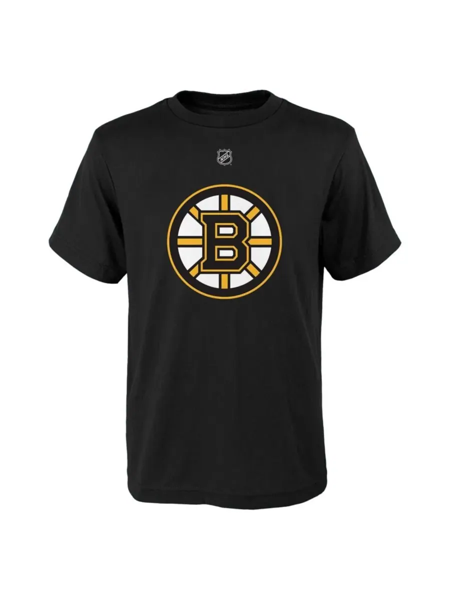 Футболка с длинным рукавом David Pastrnak Boston Bruins Outerstuff — изображение 3 из 3, черный