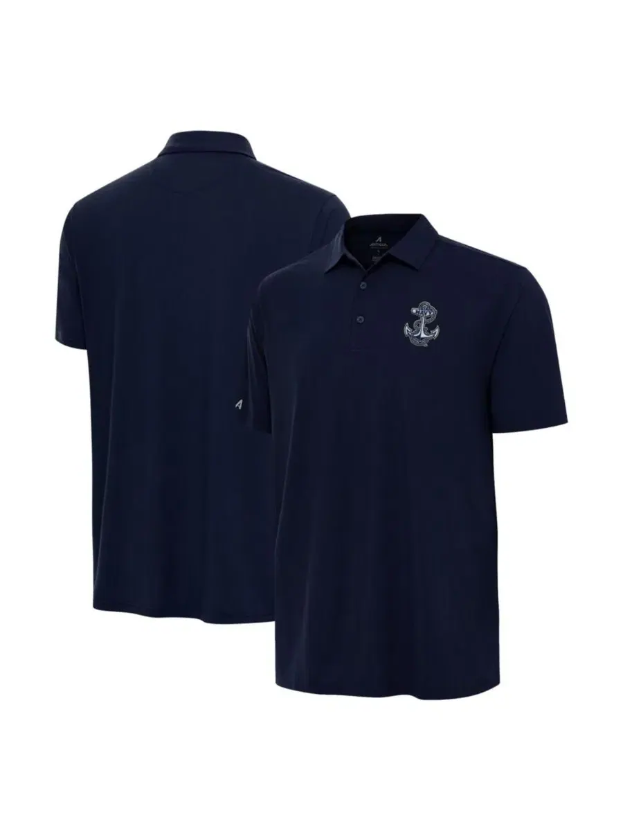Поло с эмблемой Navy Midshipmen Antigua