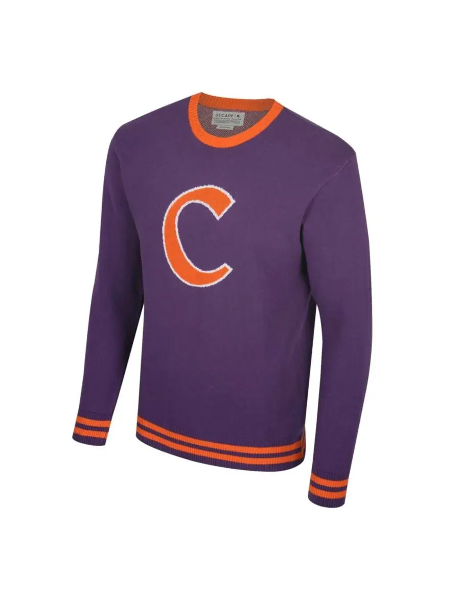 Пуловер Clemson Tigers Renew Knit Vintage Uscape Apparel