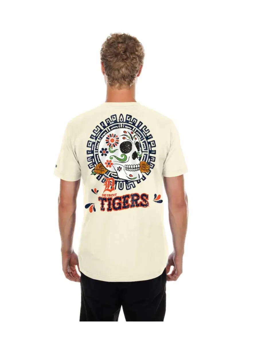 Футболка с принтом Dia de los Muertos Sugar Skull New Era — изображение 4 из 4, прозрачный