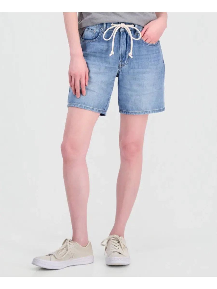 Джинсовые шорты с завязкой на талии Lucky Brand, Tie Breaker Wash — изображение 3 из 4