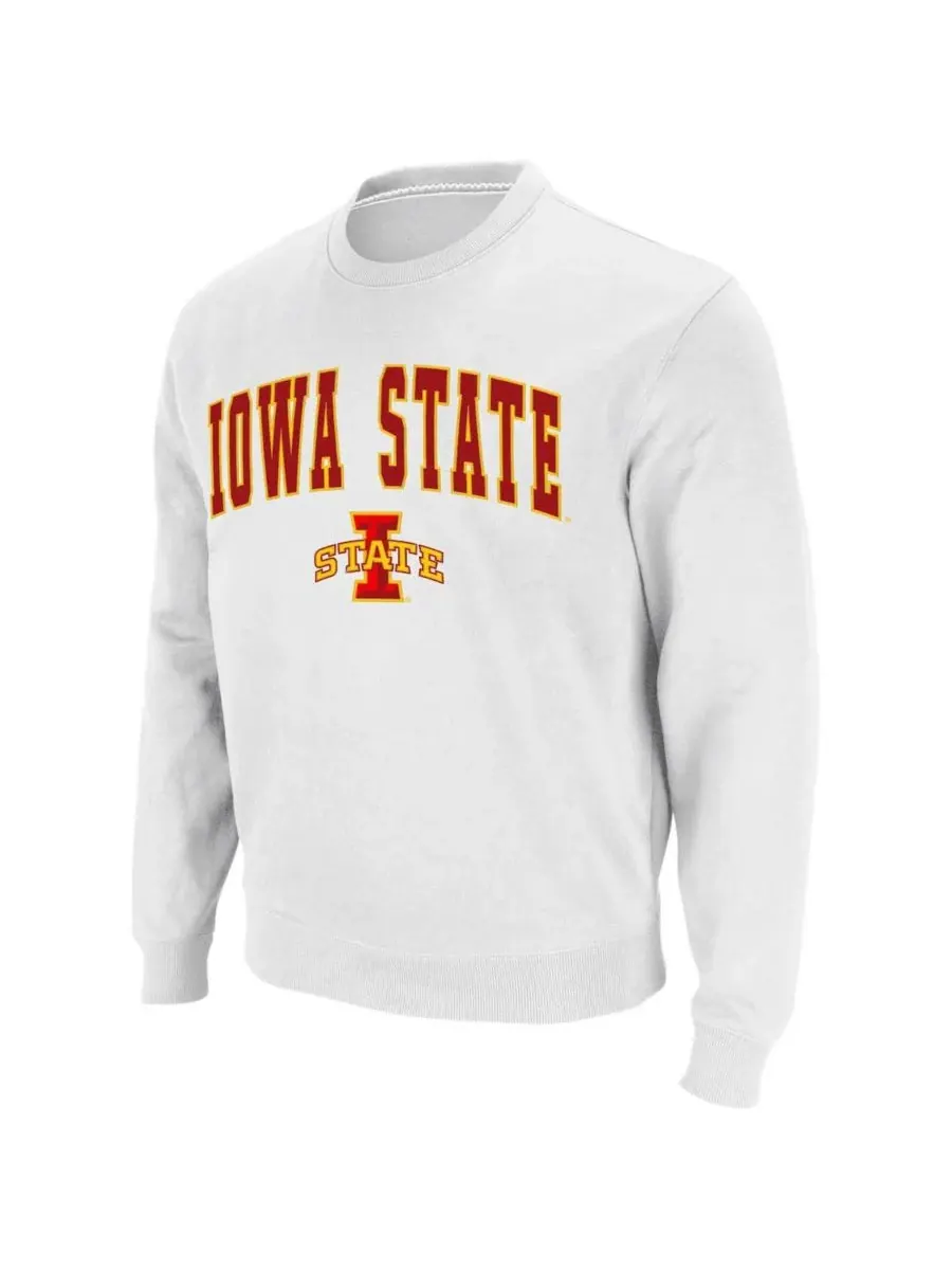 Мужская толстовка с круглым вырезом и логотипом команды Iowa State Cyclones Colosseum — изображение 5 из 7, черный