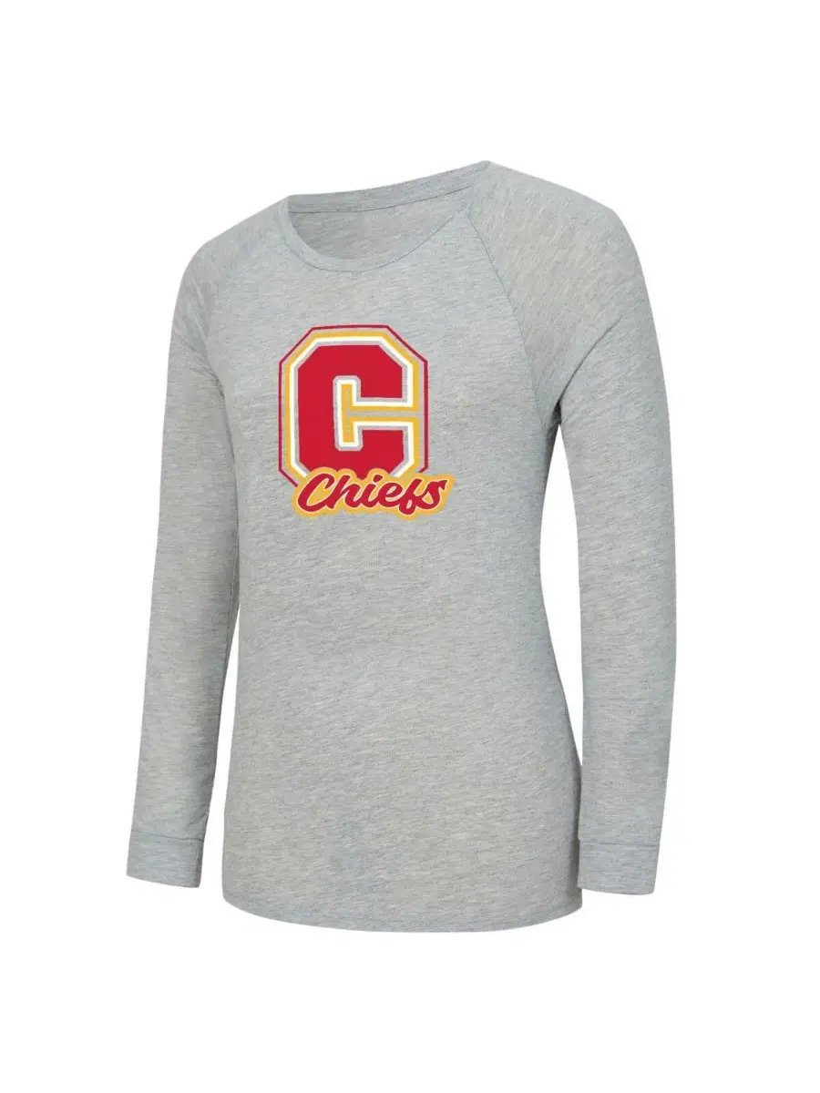 Concepts Sport Женский комплект для сна из двух предметов: серо-красная клетчатая футболка с — изображение 5 из 5