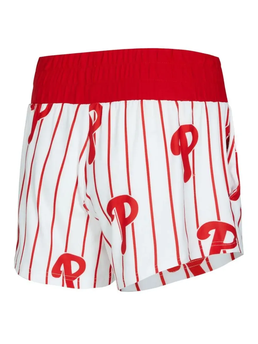 Concepts Sport Женский белый комплект из майки и шорт с полосками в стиле Philadelphia Phillies — изображение 3 из 3