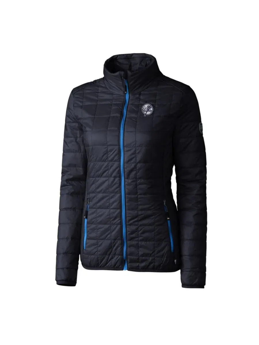 Женская куртка-пуховик с принтом New York Yankees Rainier PrimaLoft Eco Insulated Full-Zip Puffer — изображение 2 из 3