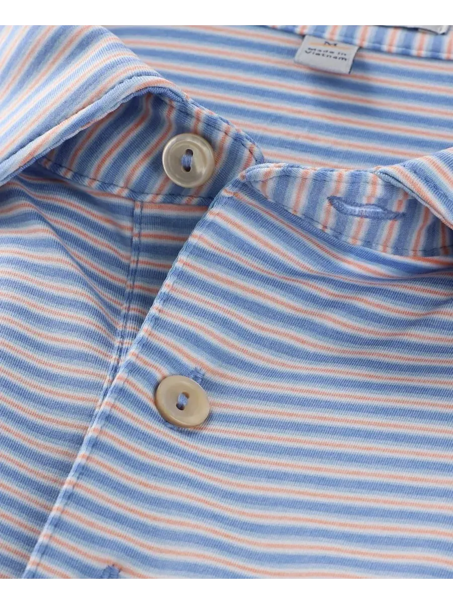 Поло с четырехсторонней растяжимостью Owens Peter Millar — изображение 4 из 5, синий