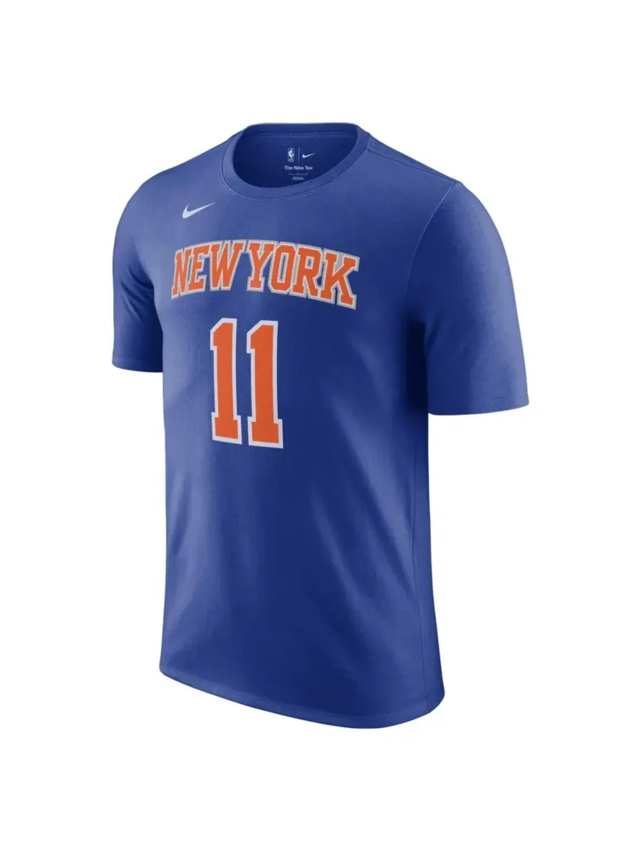 Футболка с длинным рукавом Jalen Brunson Name & Number Nike — изображение 2 из 3, синий