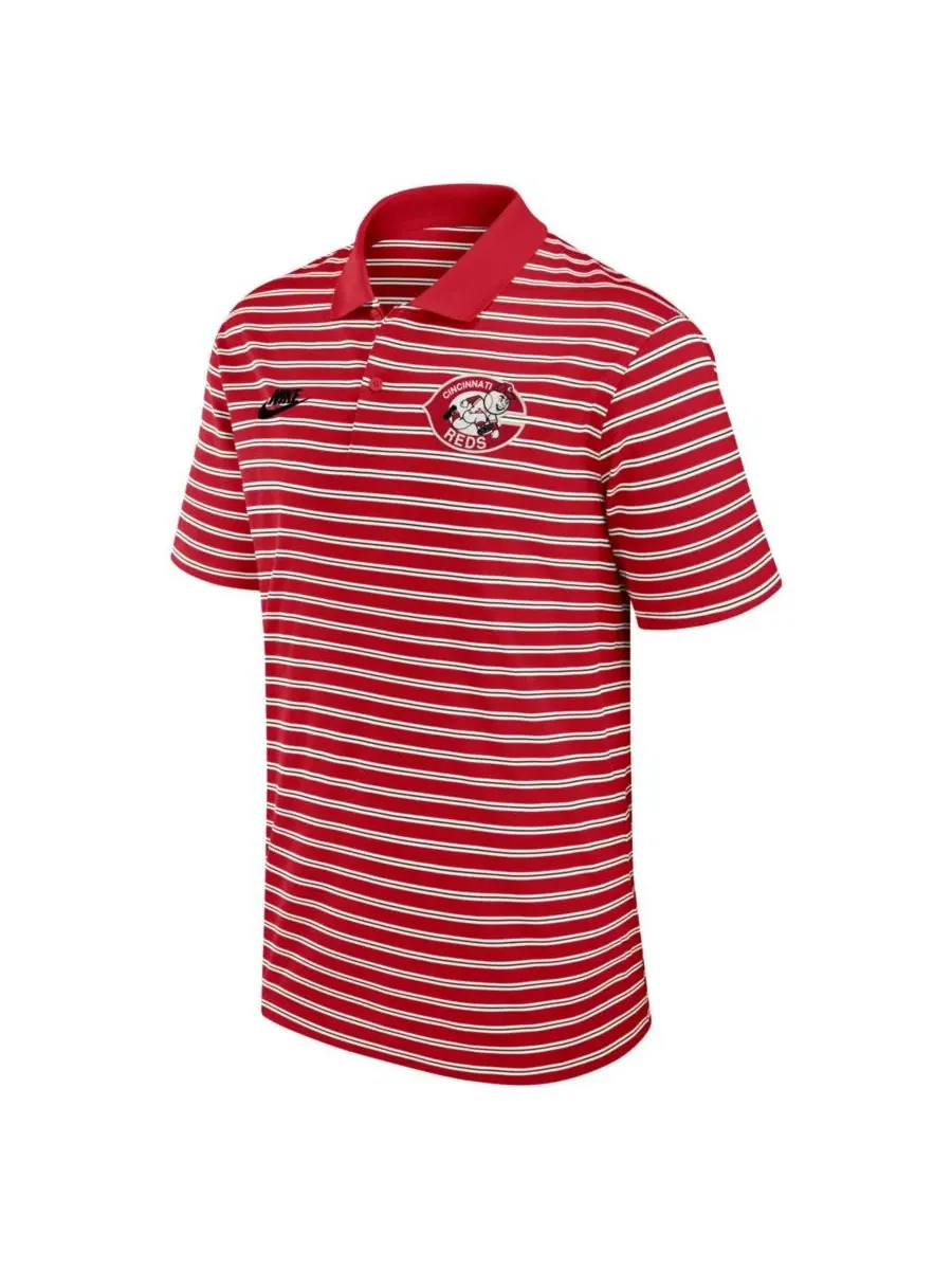 Поло с длинным рукавом Cooperstown Collection Dri-FIT Victory Striped Nike